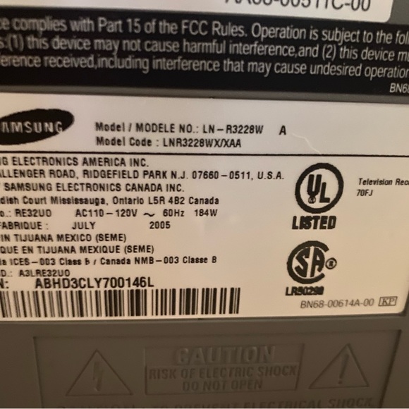 37 inch Samsung Tv. - Picture 3 of 3